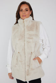 DUKE Faux Vest Sand