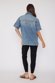 BECKHAM Shirt Blue Denim