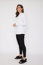 RUBY Long Sleeve Top White