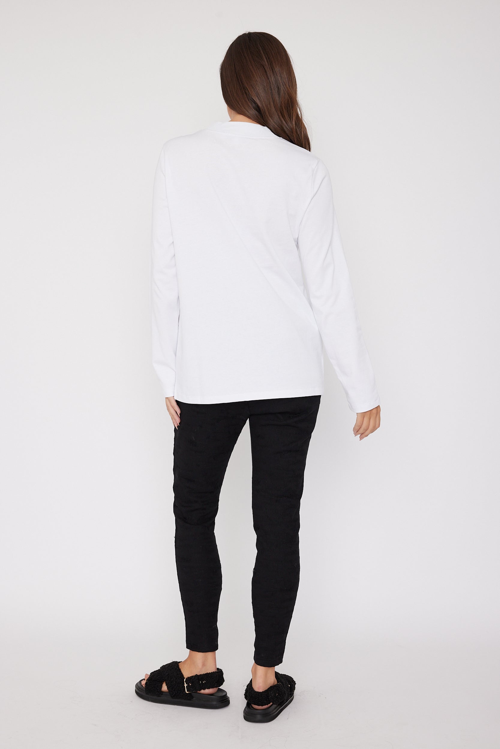 RUBY Long Sleeve Top White