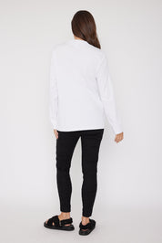 RUBY Long Sleeve Top White