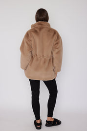 RAFFERTY Faux Jacket Hazelnut