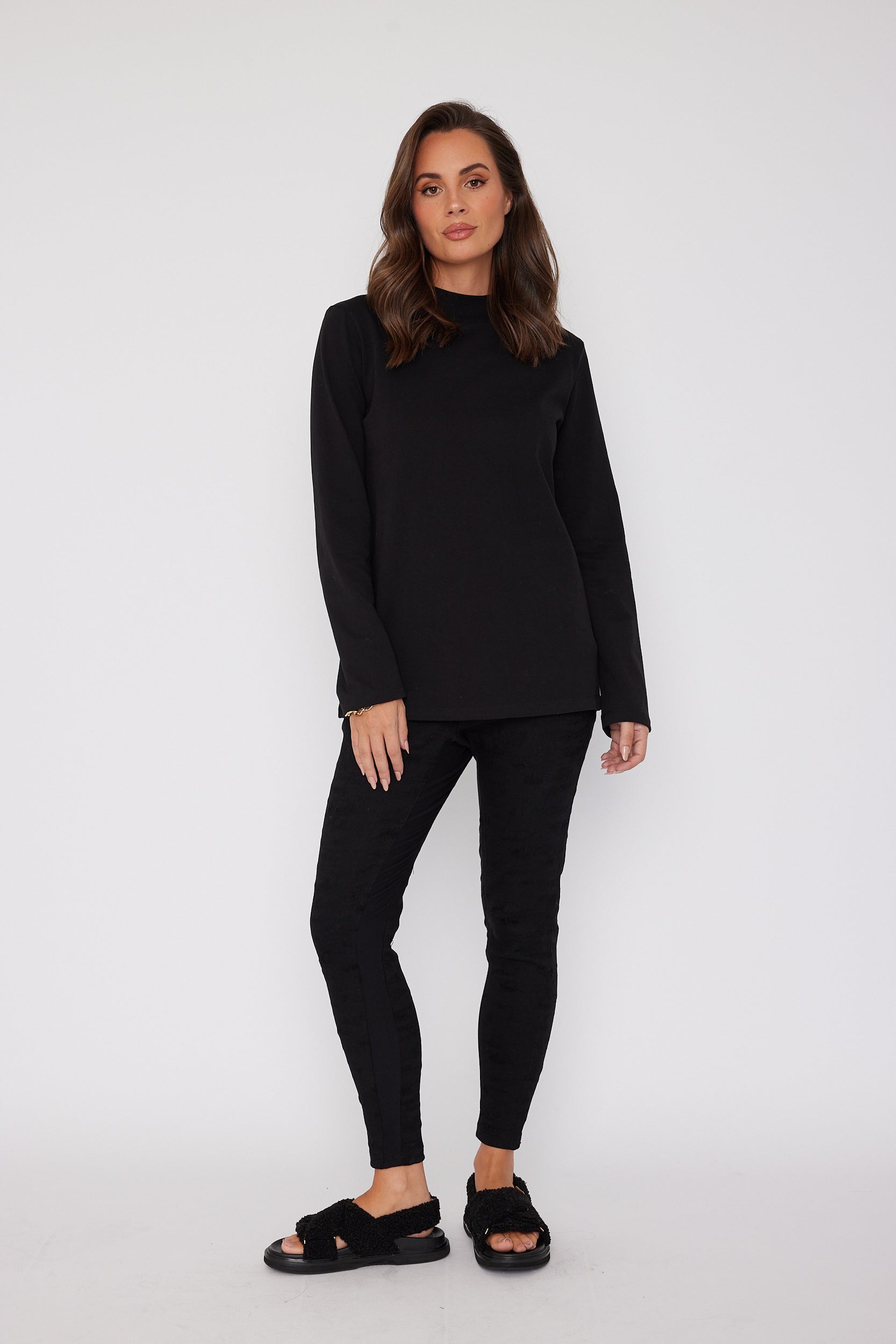 RUBY Long Sleeve Top Black