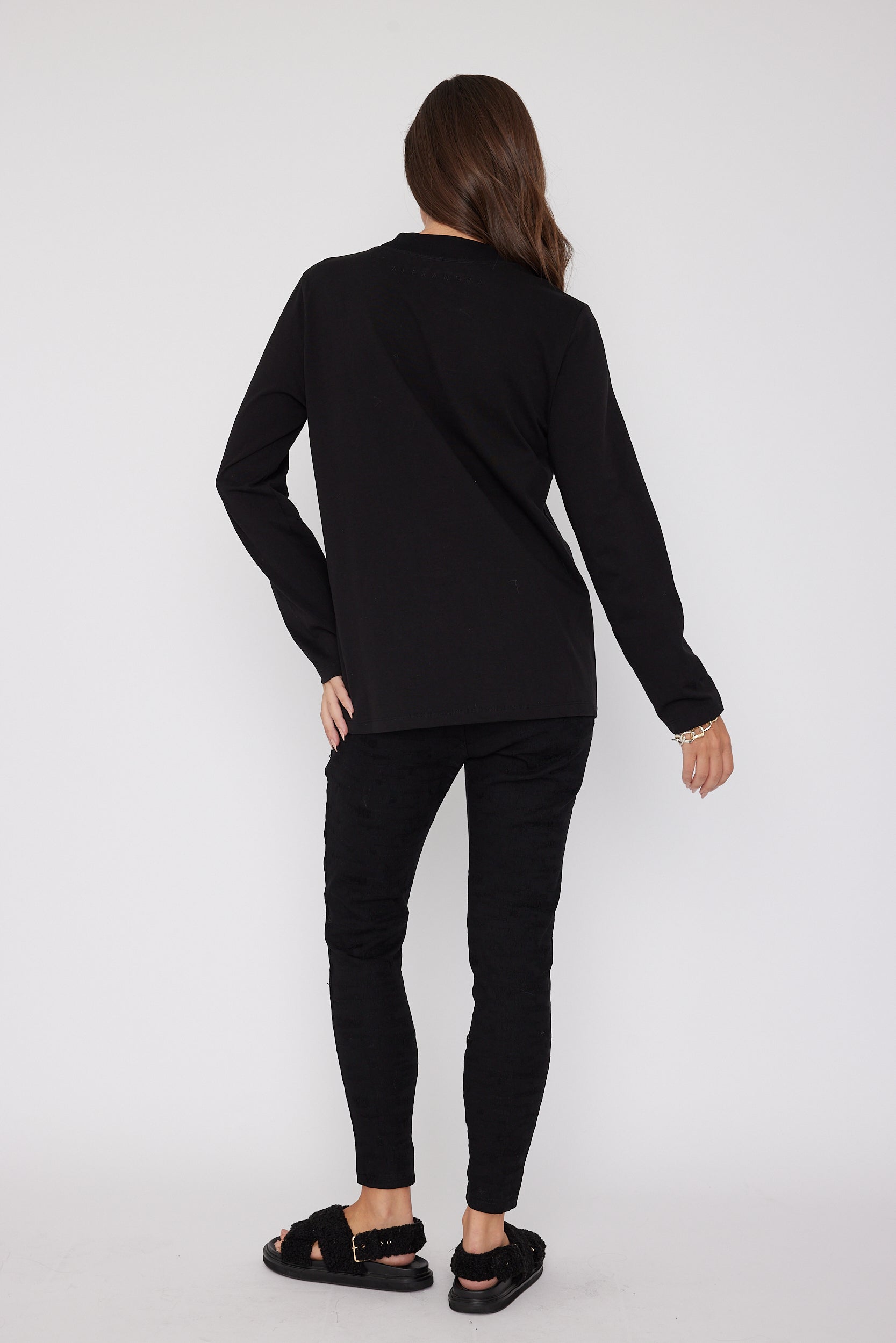RUBY Long Sleeve Top Black