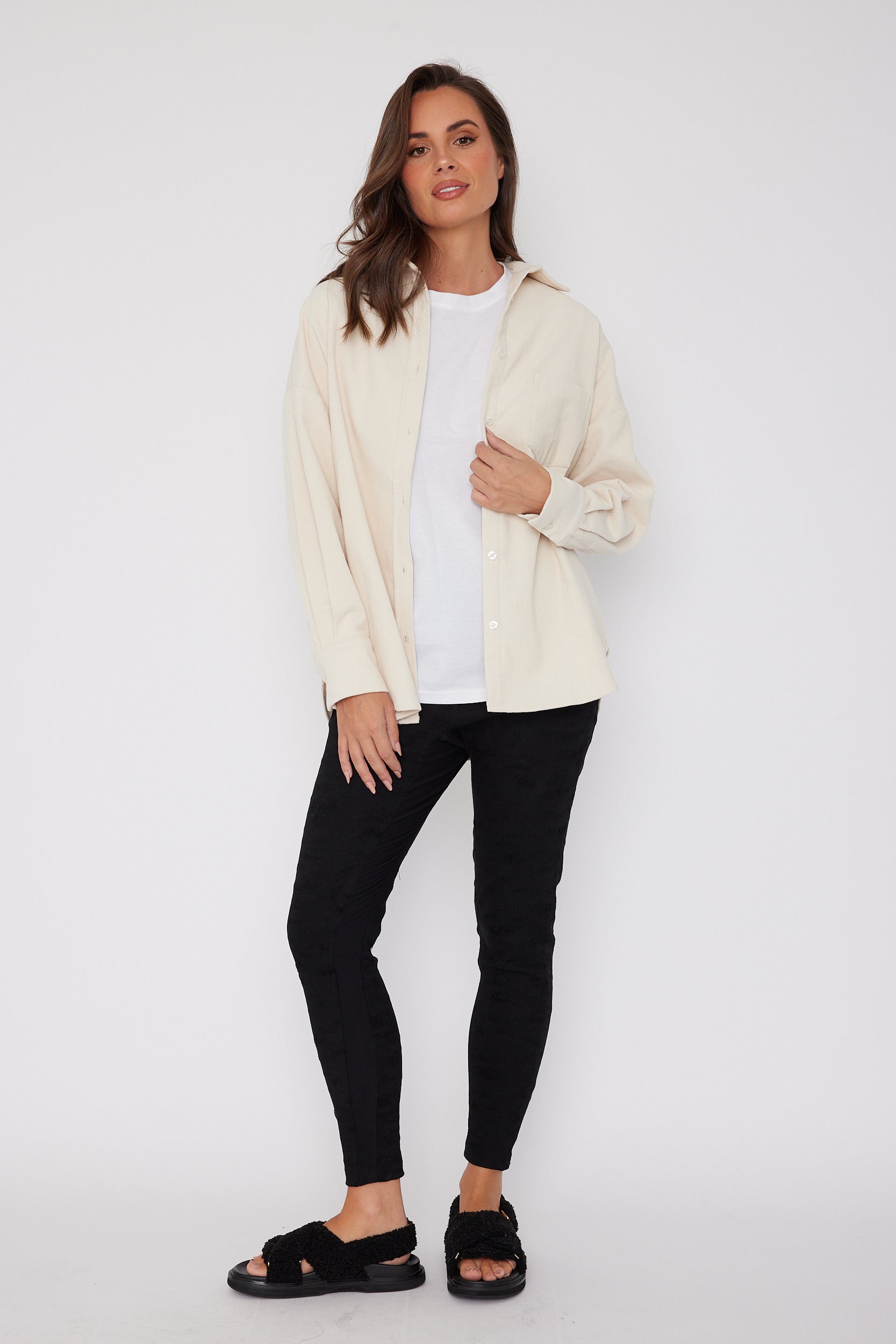 VANROY Shirt Beige