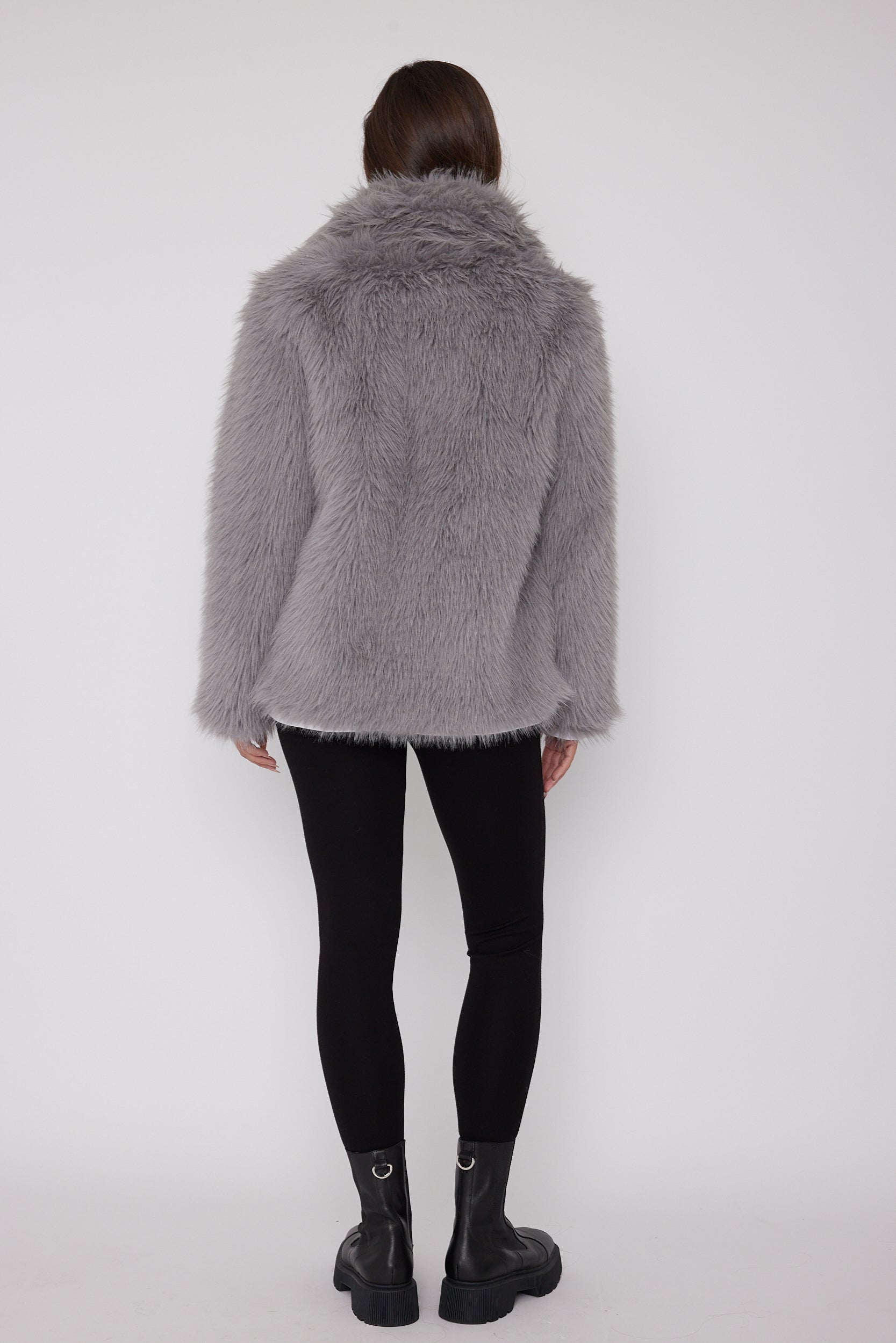 JUJU Faux Jacket Grey
