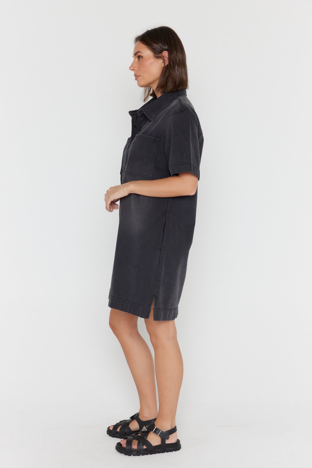 MILANO Dress Black Denim