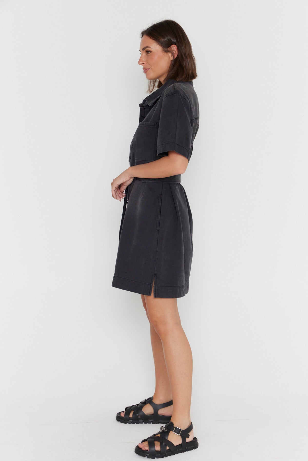 MILANO Dress Black Denim