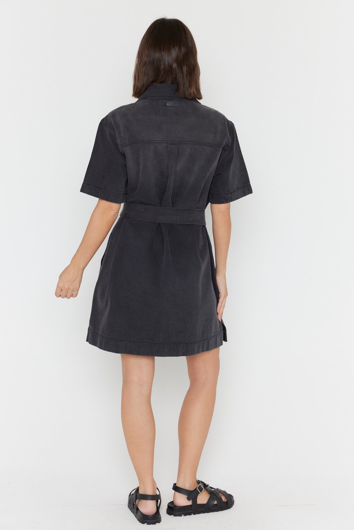 MILANO Dress Black Denim