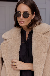 JETTY Faux Jacket Beige