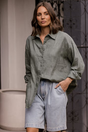 PLUTO Shirt Dusty Green