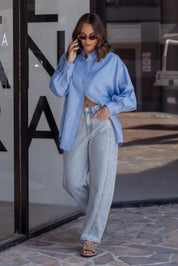 SALTY Jeans Light Blue Denim