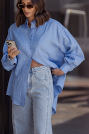 PLUTO Shirt Cornflour Blue