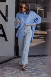 PLUTO Shirt Cornflour Blue