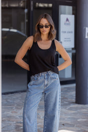 CAMSON Singlet Black