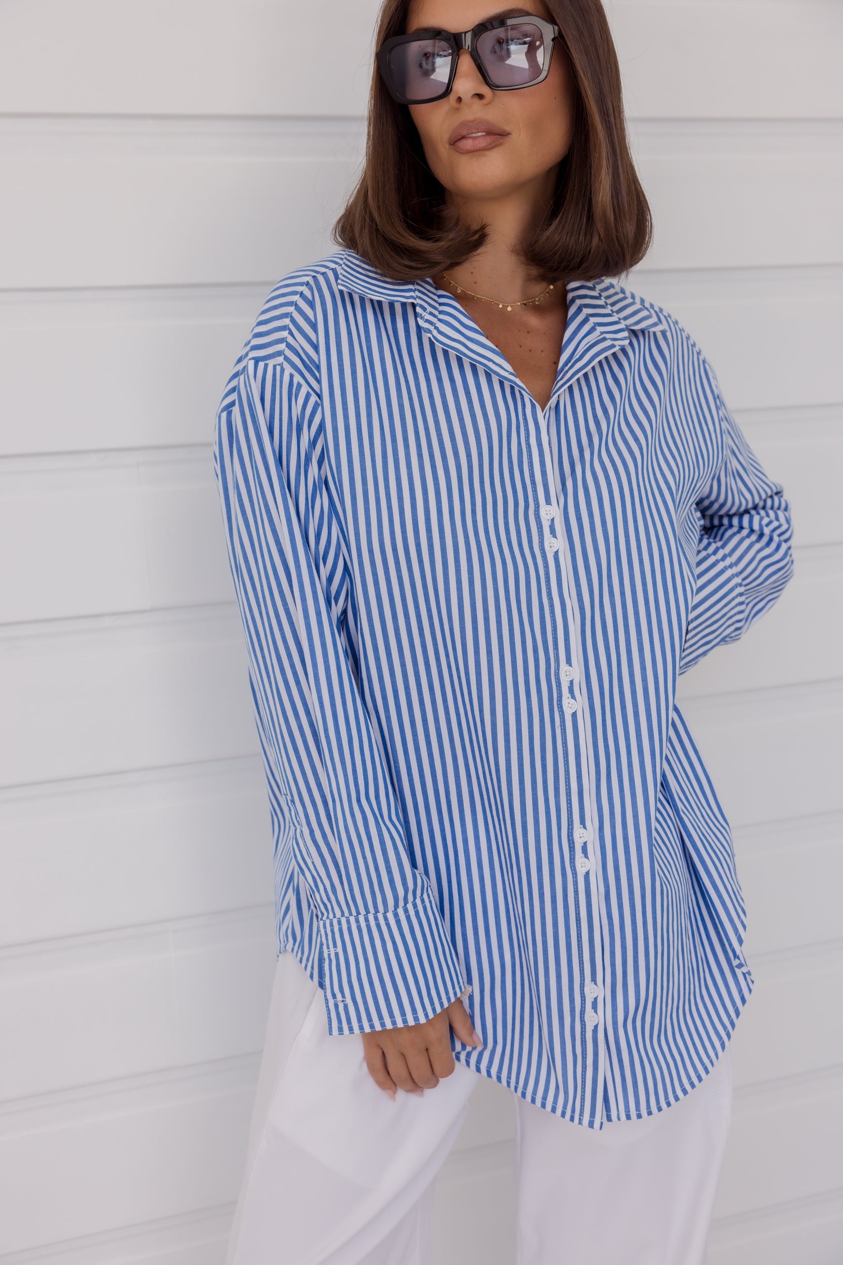 AUSTIN Shirt Blue Stripe