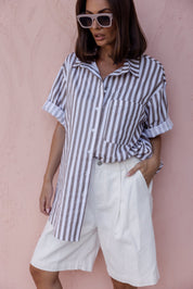HARVEY Shorts White Denim