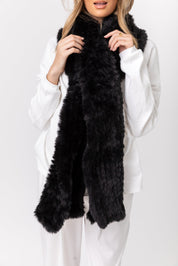 KALUA Faux Scarf Black
