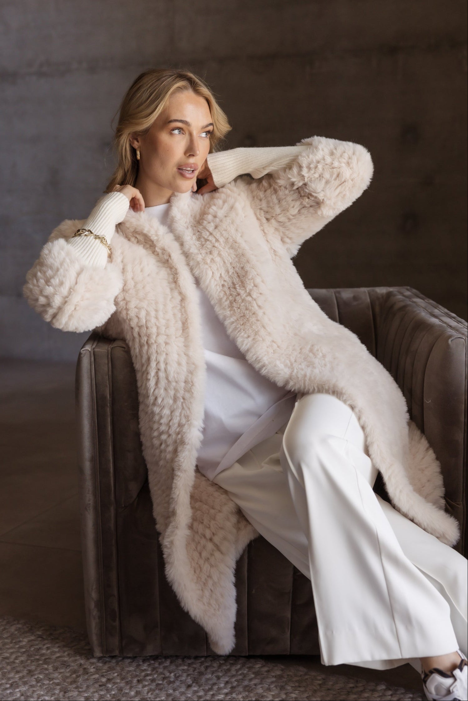 SUTTI Faux Jacket Cream