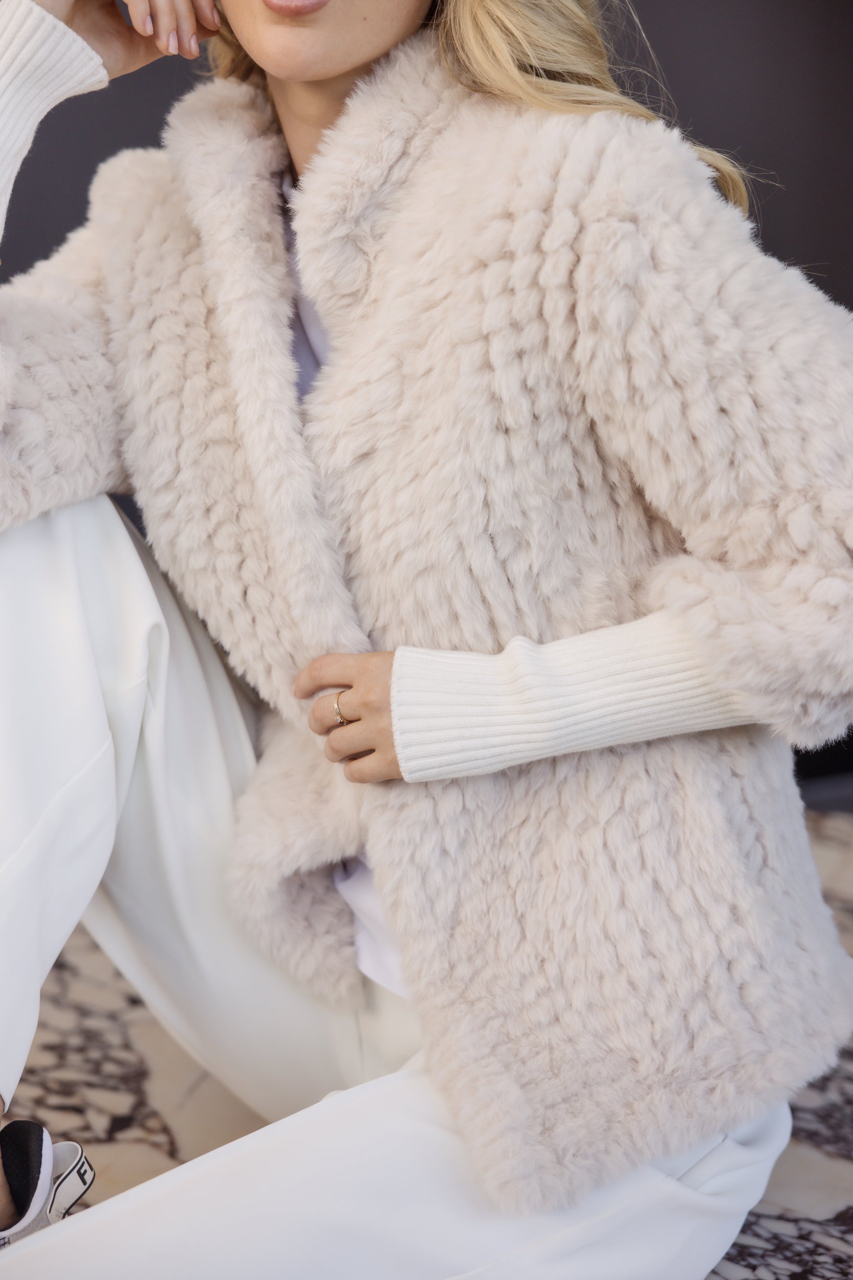 TETTO Faux Jacket Cream