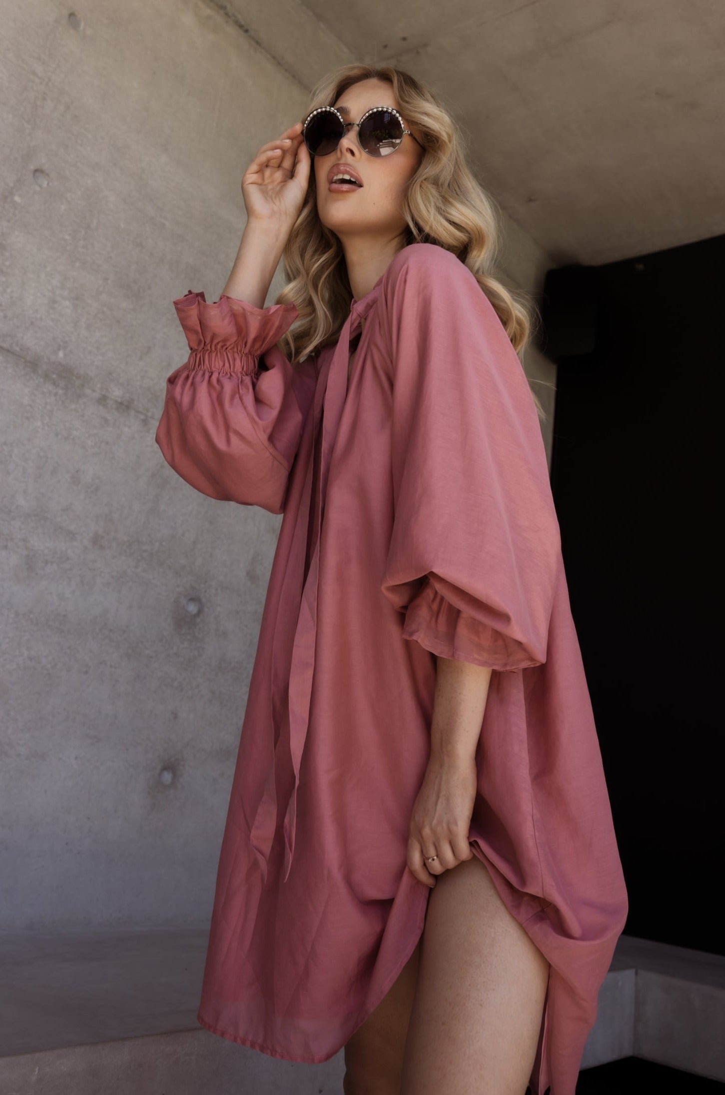 LYCIUM Dress Dusty Pink A L E X A N D R A