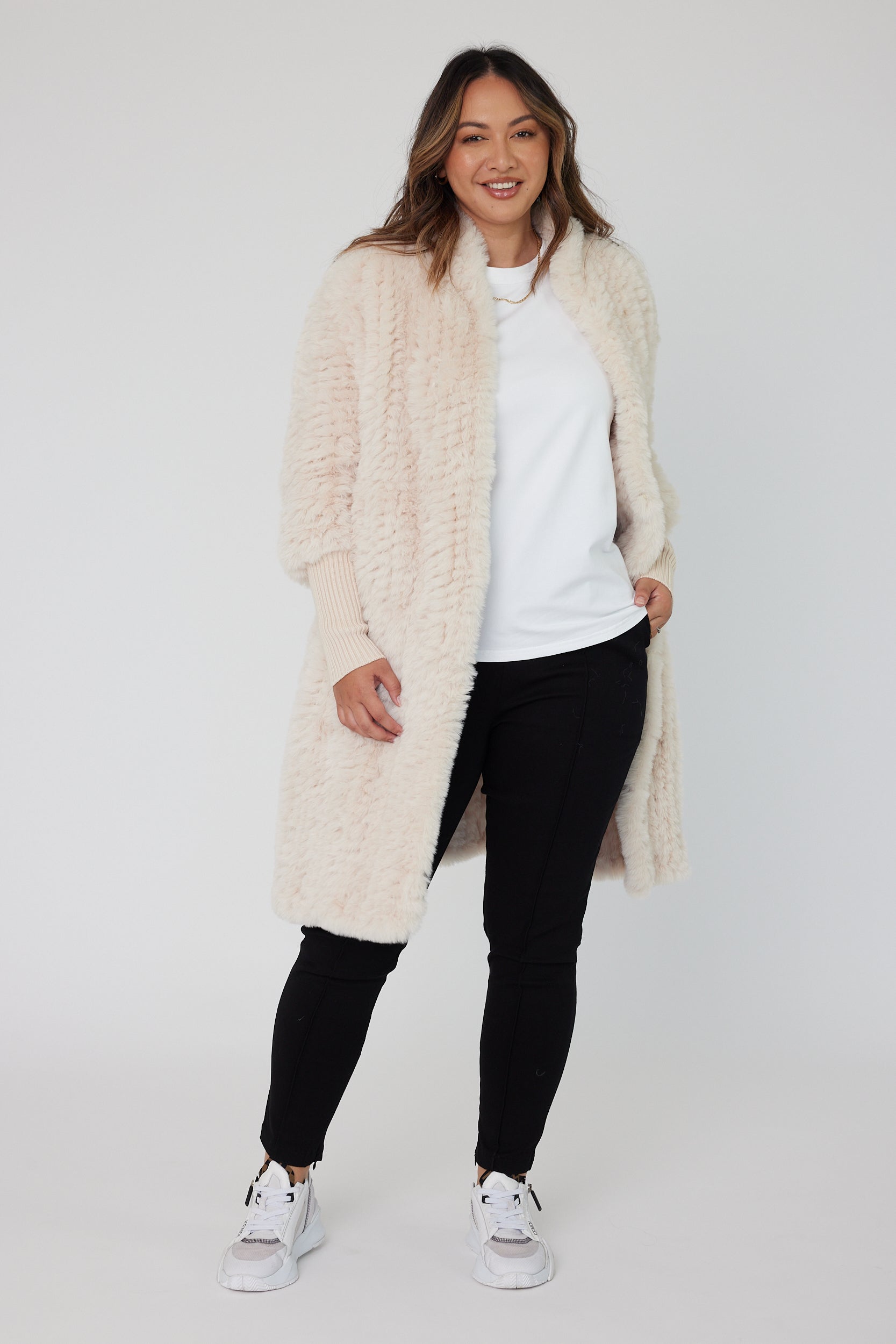 SUTTI Faux Jacket Cream