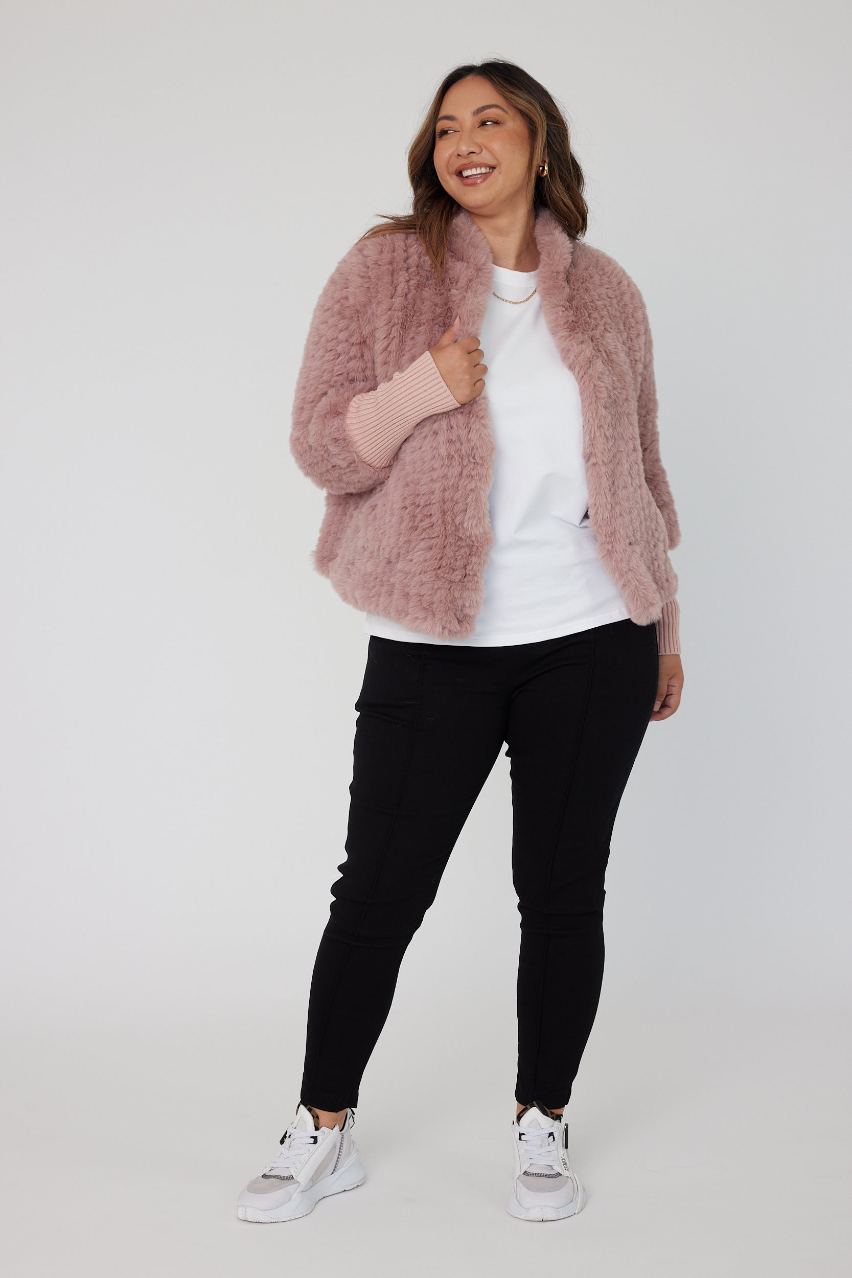 TETTO Faux Jacket Smokey Plum