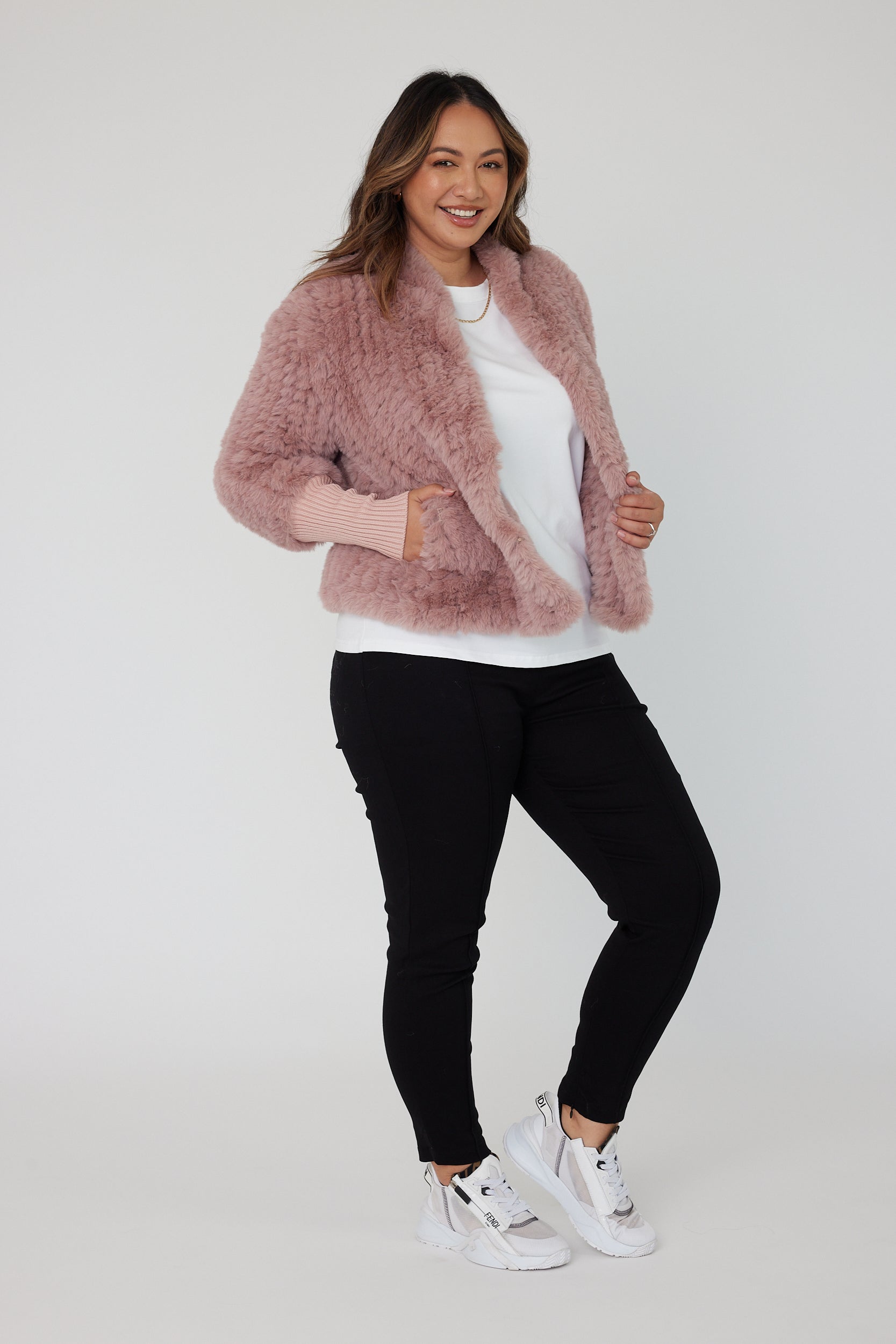 TETTO Faux Jacket Smokey Plum