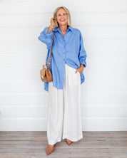 PLUTO Shirt Cornflour Blue