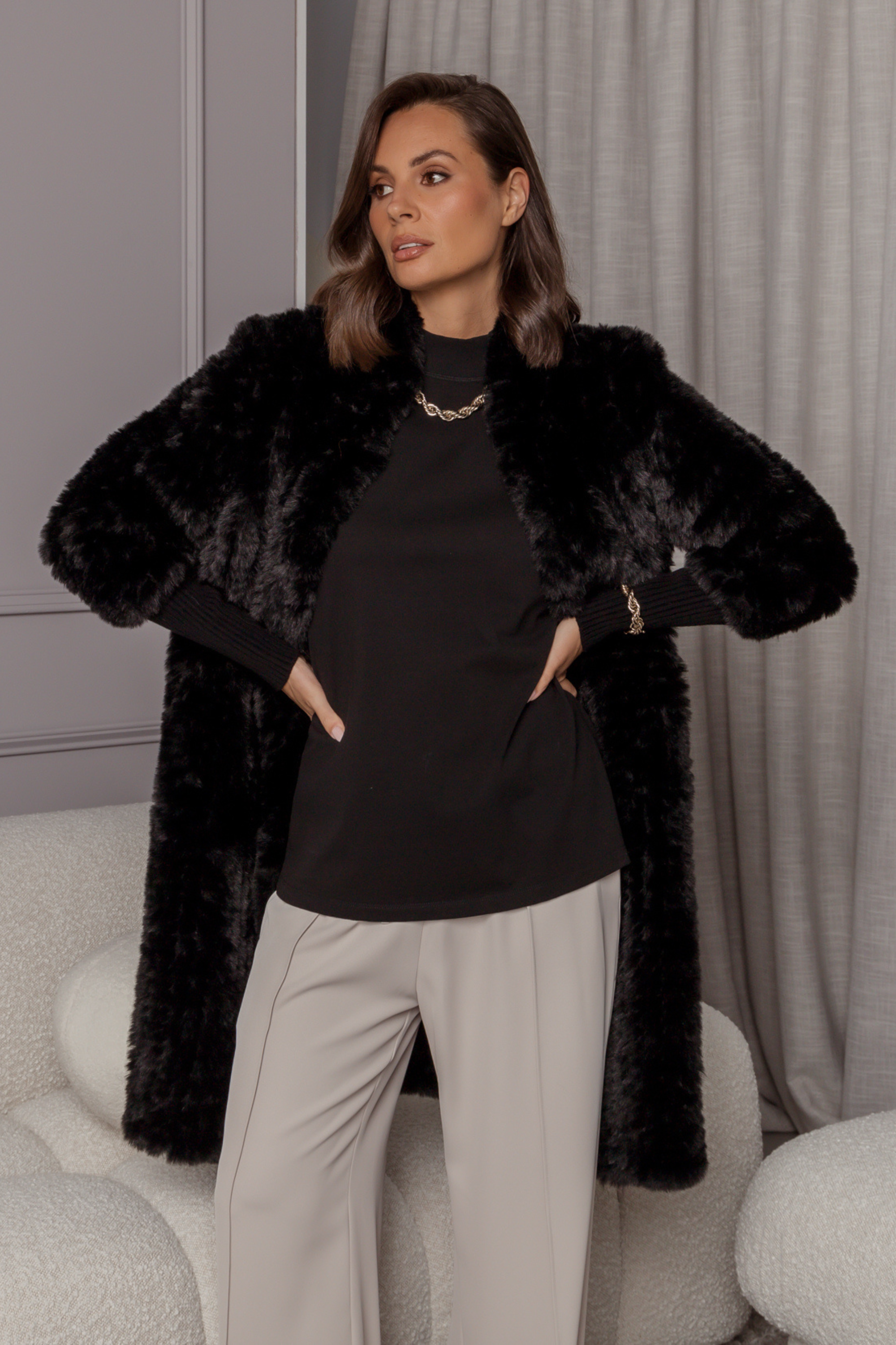 RUBY Long Sleeve Top Black