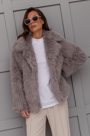 JUJU Faux Jacket Grey