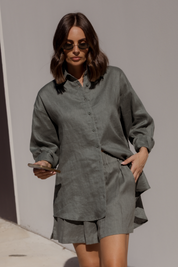 PLUTO Shirt Dusty Green