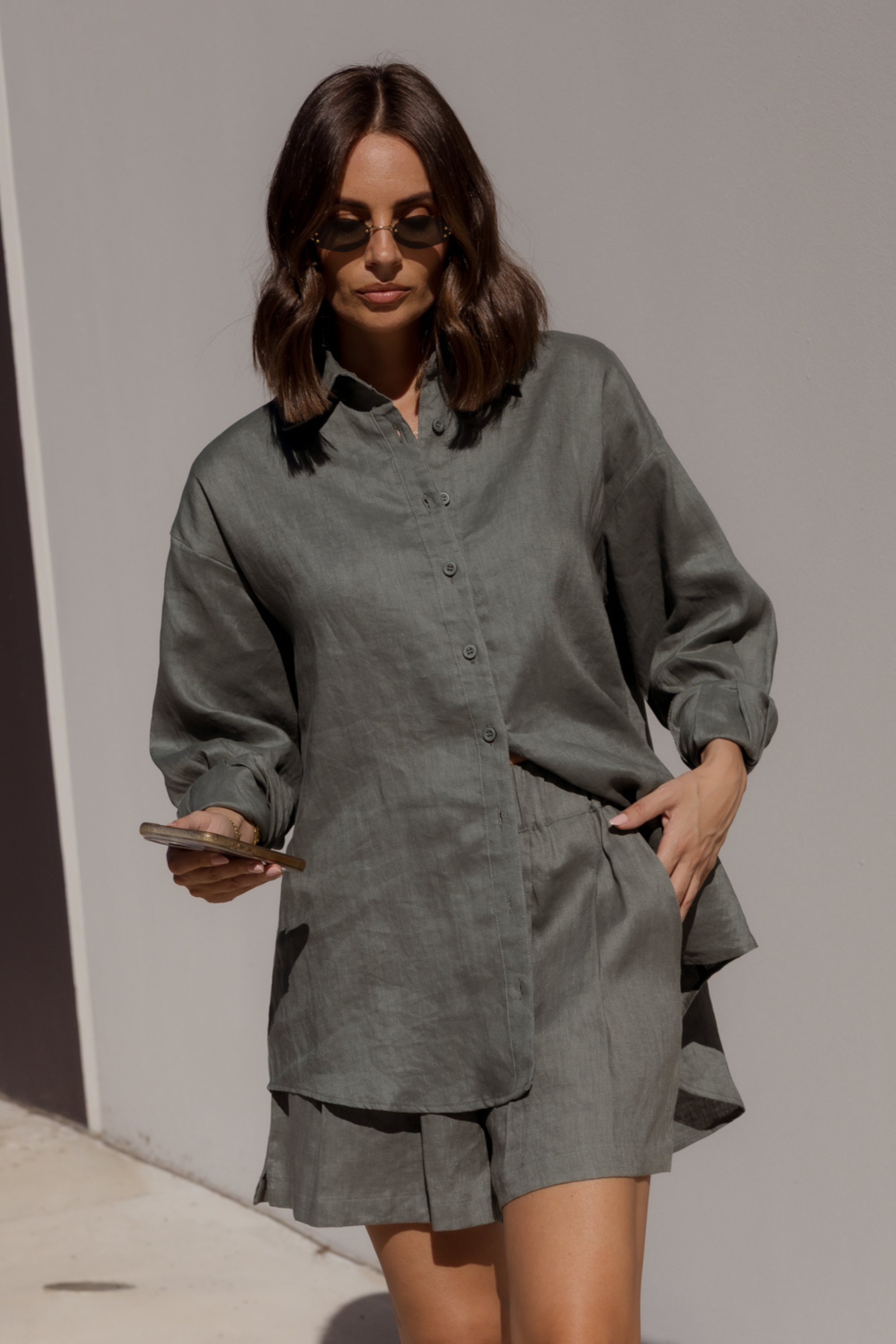 PLUTO Shirt Dusty Green