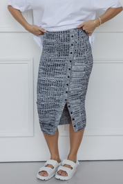 WILLOW Knit Skirt Navy