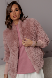 TETTO Faux Jacket Smokey Plum