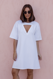 MARCUS Mini Dress White