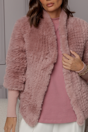 TETTO Faux Jacket Smokey Plum