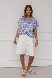 HARVEY Shorts White Denim