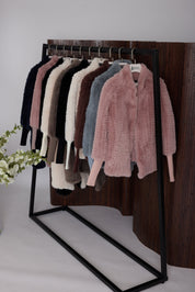 TETTO Faux Jacket Smokey Plum