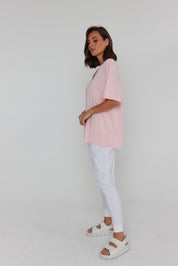 NIX V-Neck T-Shirt Pink