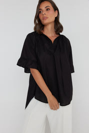 AQUILA Blouse Black