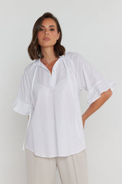 AQUILA Blouse White