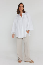 VICTOR Blouse White