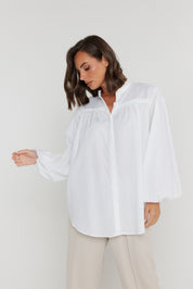 VICTOR Blouse White