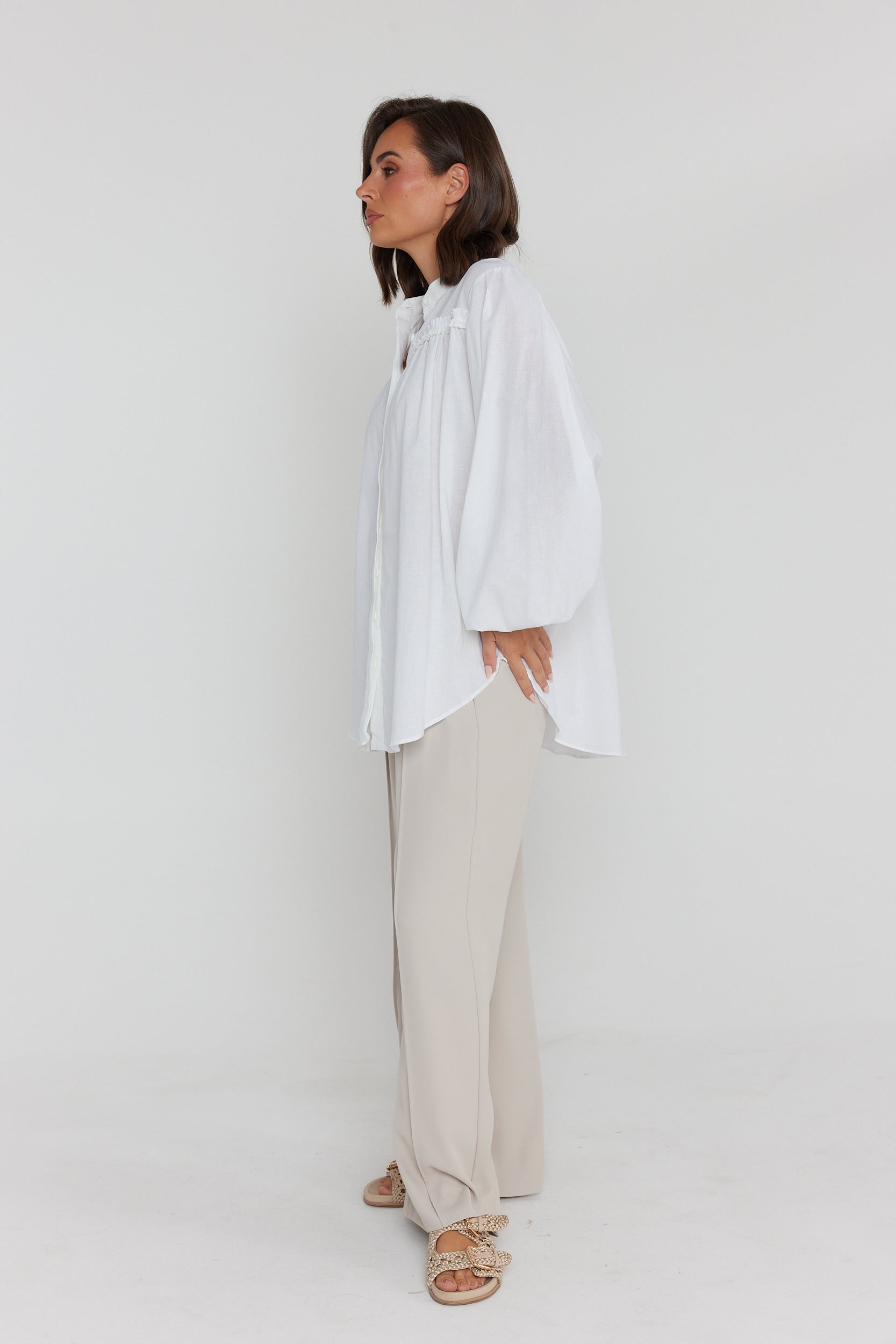 VICTOR Blouse White