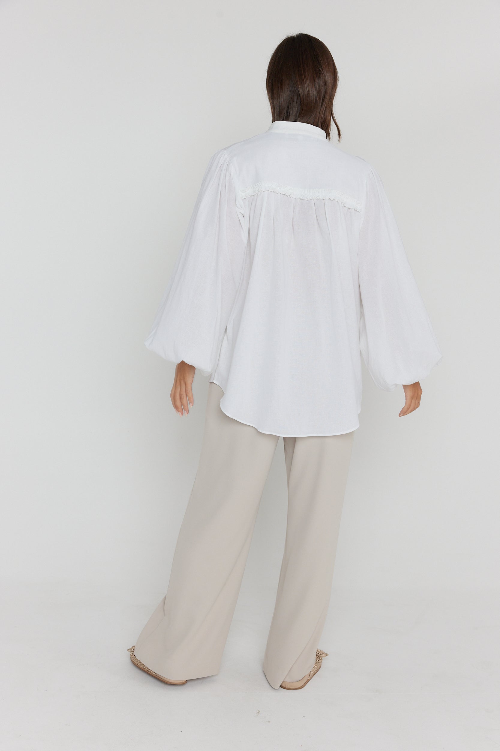 VICTOR Blouse White