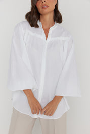 VICTOR Blouse White