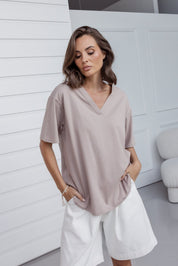 NIX V-Neck T-Shirt Coco