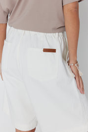 HARVEY Shorts White Denim