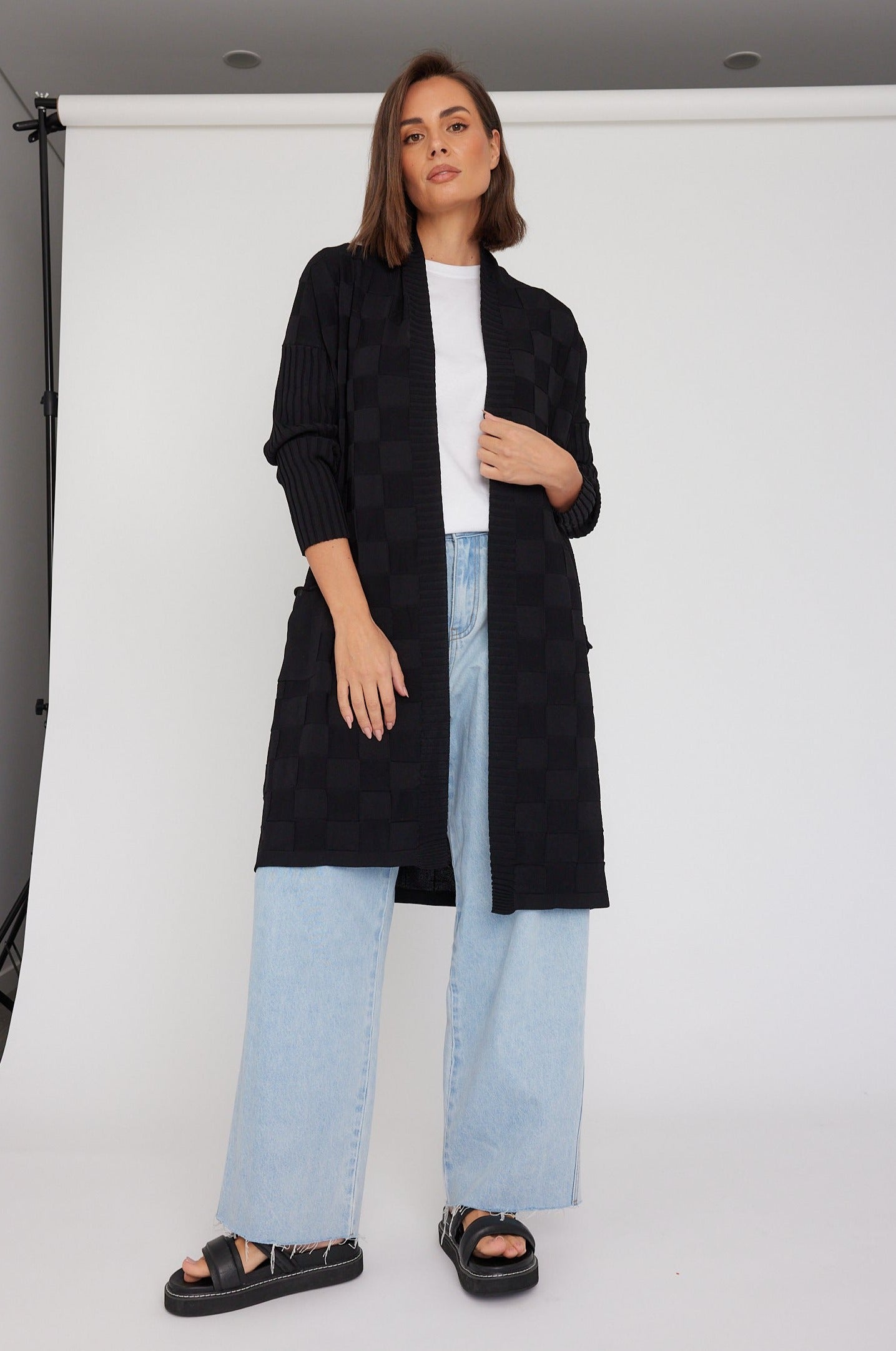 ELIZUS Cardigan Black